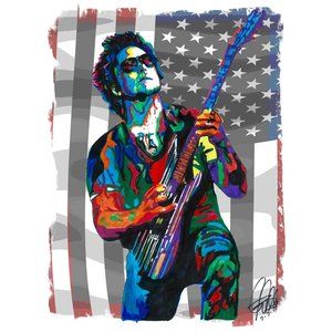 Synyster Gates Avenged Sevenfold Rock Print 18x24